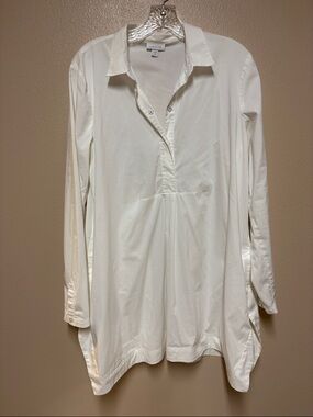 J. Jill White Button-Up Blouse